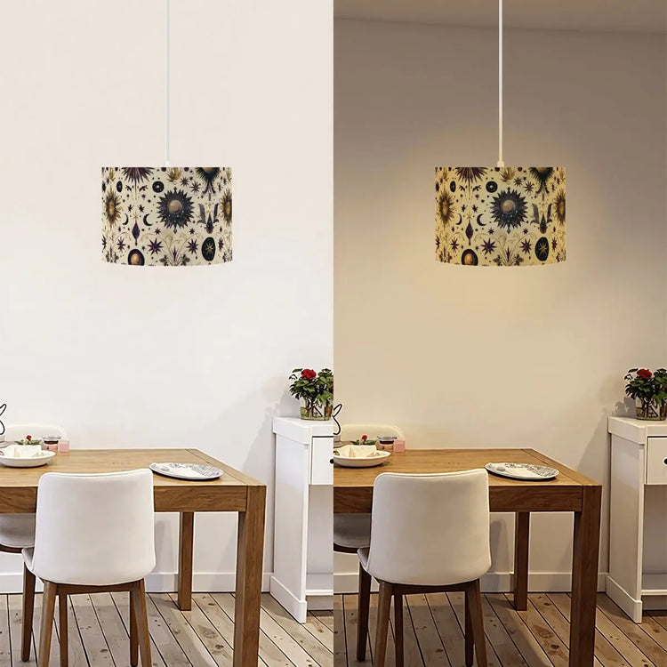 Celestial Design Drum Chandelier - The Aurora Touch
