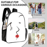 Unique Artistic Print Transparent Carry Bag - The Aurora Touch