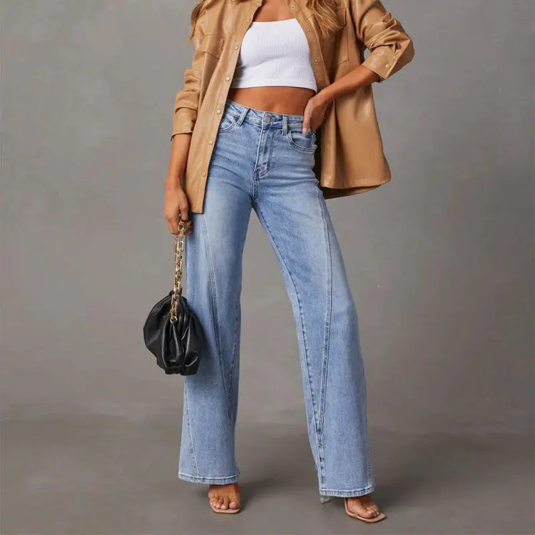 Womens Denim Pants Teemdrop