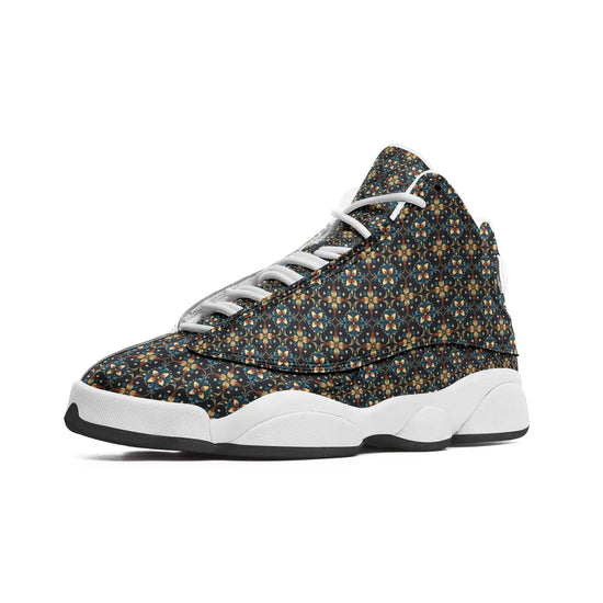 Geometric Pattern Unisex Stylish Trendy Sneakers Printy6