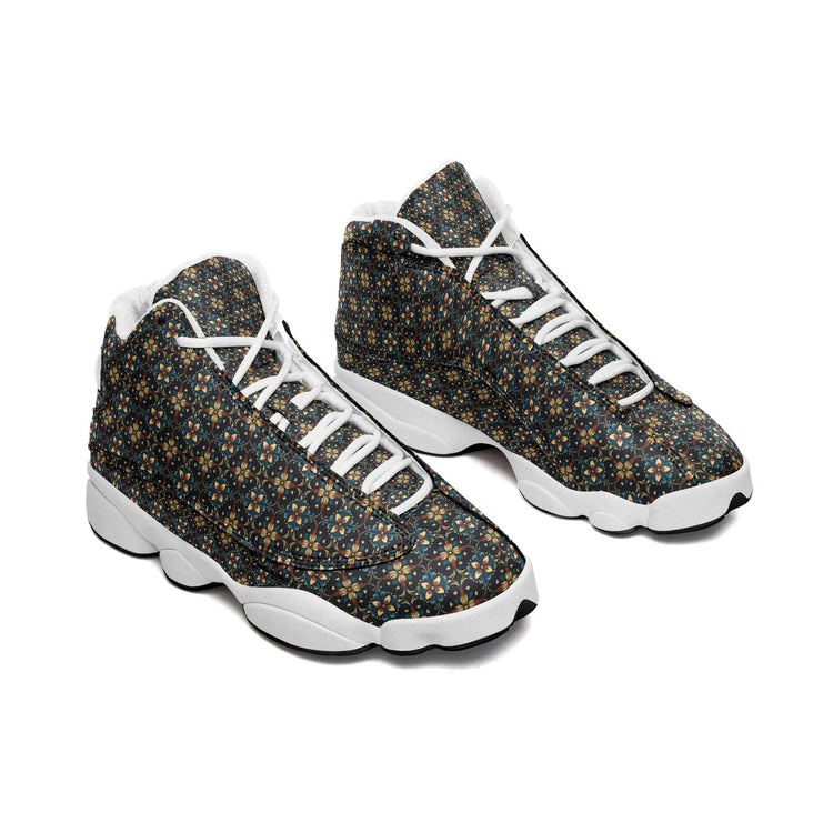 Geometric Pattern Unisex Stylish Trendy Sneakers Printy6