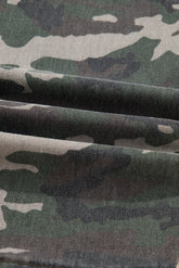 Green Camo Denim Cargo Wide Leg Pants Dear-Lover Dropshipping