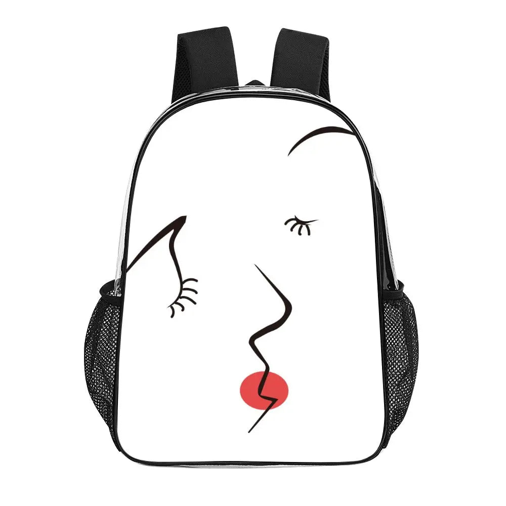 Unique Artistic Print Transparent Carry Bag - The Aurora Touch