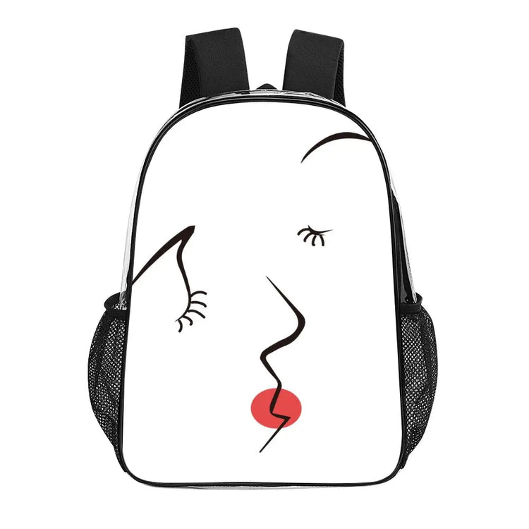 Unique Artistic Print Transparent Carry Bag - The Aurora Touch
