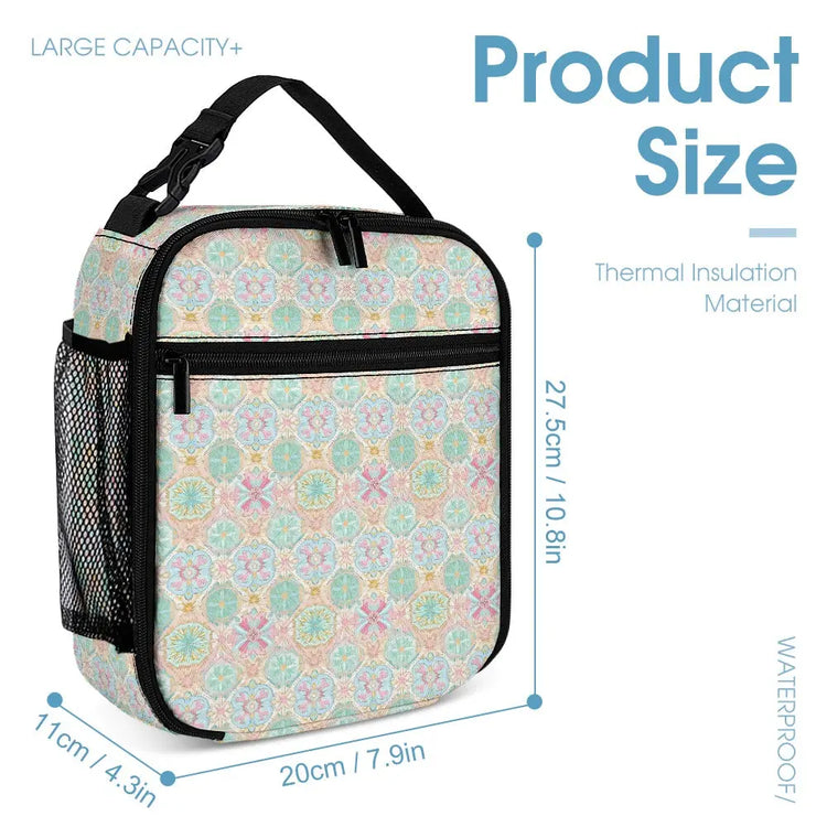 Floral Pastel All Over Print Bag Set - The Aurora Touch