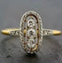 Micro-inlaid Zircon Ring- Antique Feel FashionRing CJ