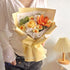 Rose and tulip knitted bouquet - The Aurora Touch