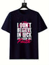 Keep The Faith Printed Unisex Round Neck T-shirt Casual Short Sleeved Top The Aurora Touch