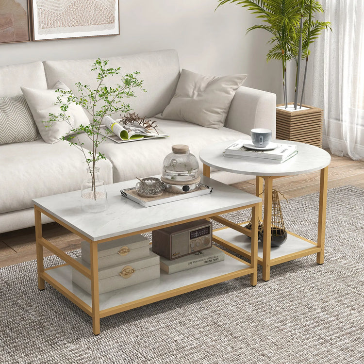 Coffee Tables Set of 2 CJ