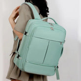 Large Capacity Backpack For Women Men Multiple Pockets And Zippers Versatile Computer Bags Business Travel Backpack The Aurora Touch