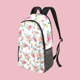 Spring Floral Pattern Fabric Backpack - The Aurora Touch