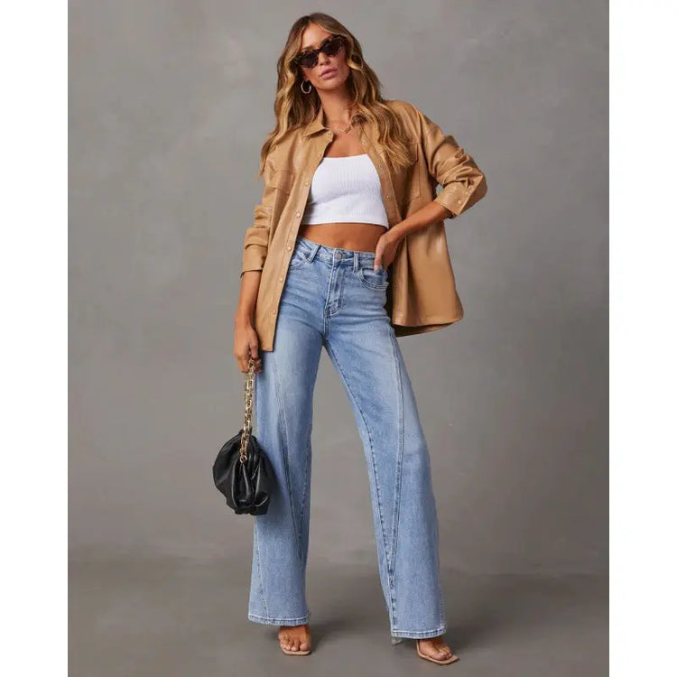 Womens Denim Pants Teemdrop