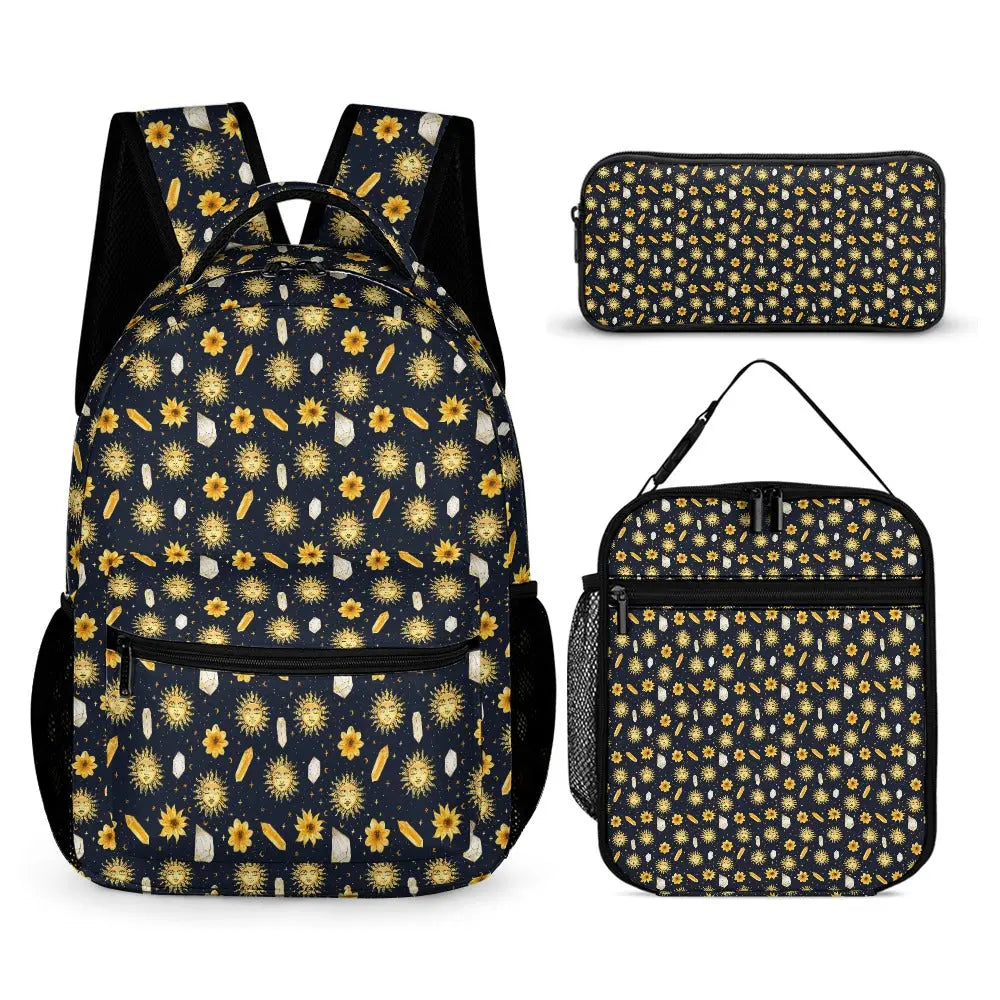 Stylish Celestial Three Piece Bag Set - The Aurora Touch