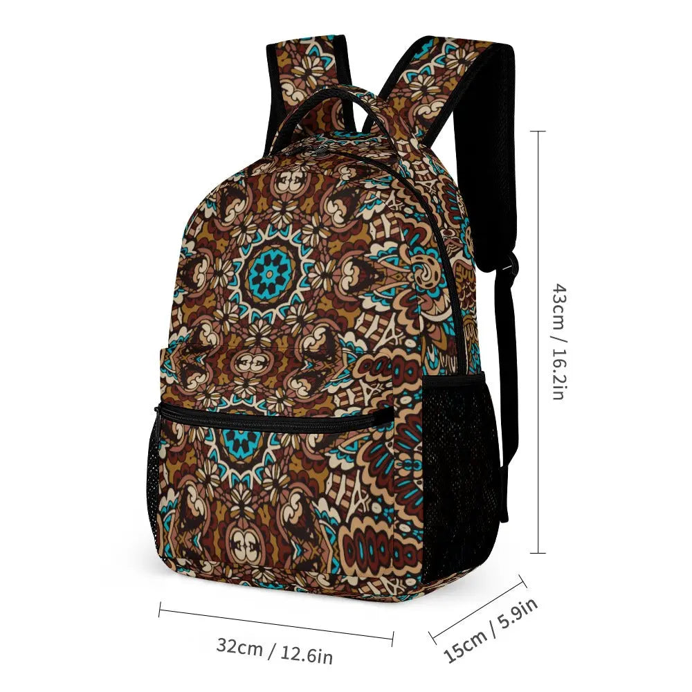 Artistic Pattern Three Piece Bag Set - The Aurora Touch