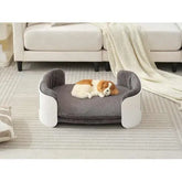 Scandinavian Style Pet Couch Bed, Pet Sofa For Cats and Dogs The Aurora Touch