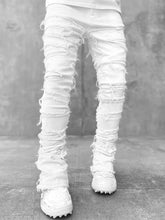 Men Trousers Individual Patched Pants Long Tight Fit Stacked Jeans For Mens Clothing The Aurora Touch