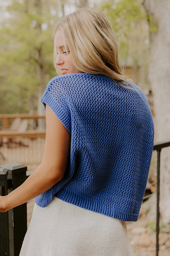 Flag Graphic Short Sleeve Sweater Top
