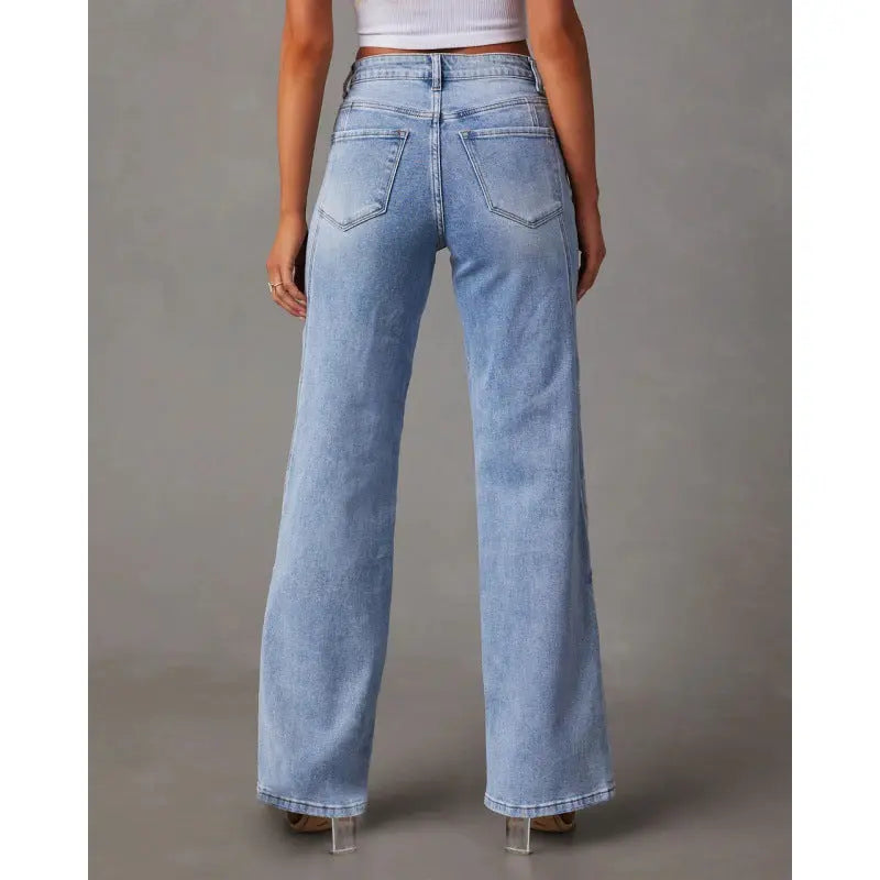 Womens Denim Pants Teemdrop