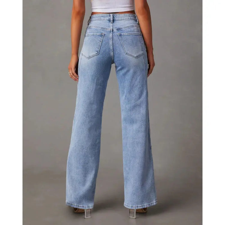 Womens Denim Pants Teemdrop