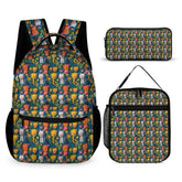 Bright Cheerful Animal Print Bag Set - The Aurora Touch
