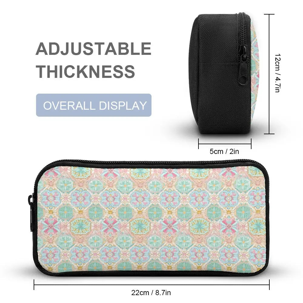 Floral Pastel All Over Print Bag Set - The Aurora Touch