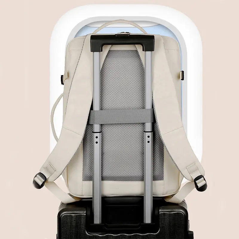 Large Capacity Backpack For Women Men Multiple Pockets And Zippers Versatile Computer Bags Business Travel Backpack The Aurora Touch
