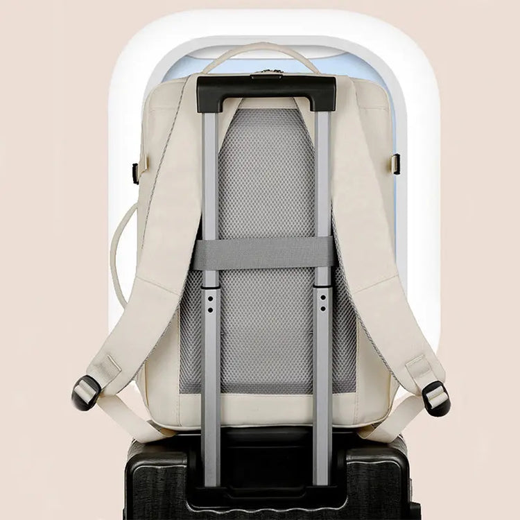 Large Capacity Backpack For Women Men Multiple Pockets And Zippers Versatile Computer Bags Business Travel Backpack The Aurora Touch