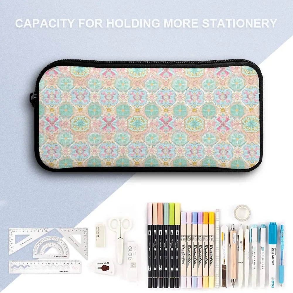 Floral Pastel All Over Print Bag Set - The Aurora Touch