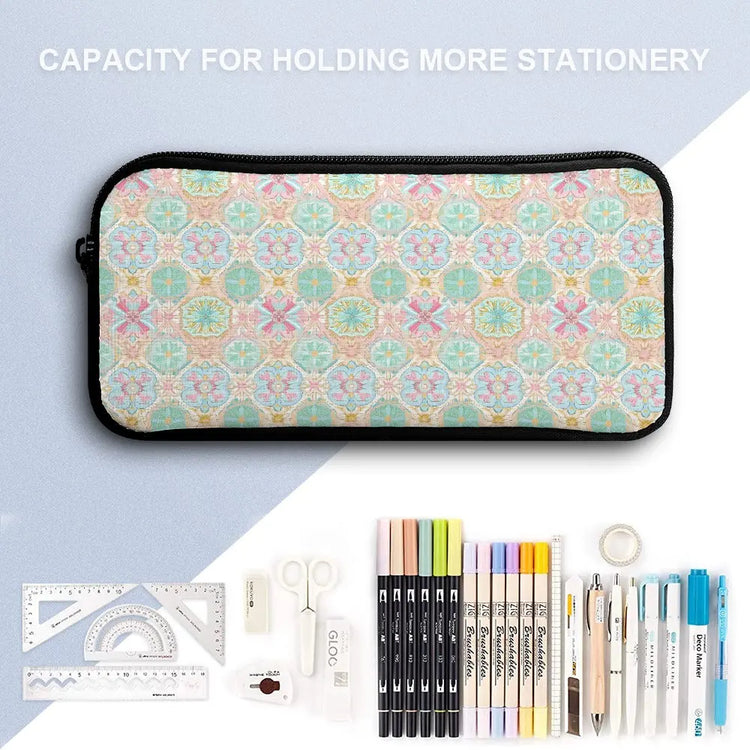 Floral Pastel All Over Print Bag Set - The Aurora Touch