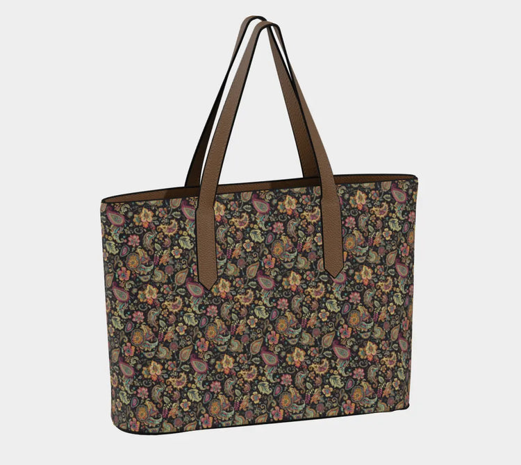 Pretty Paisley Designed Tote Bag - The Aurora Touch