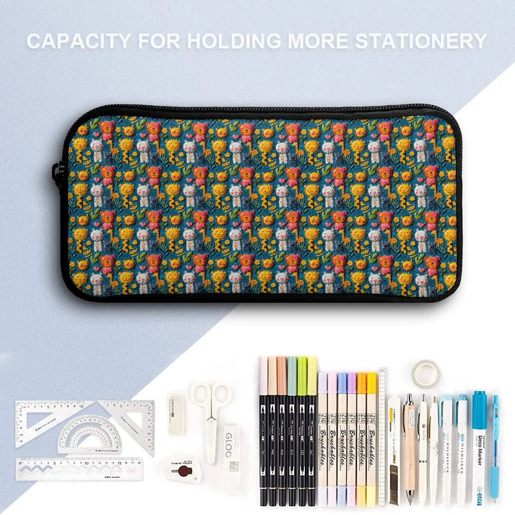 Bright Cheerful Animal Print Bag Set - The Aurora Touch