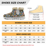 Pretty 3D Crotchet Floral Design Snow Boots - The Aurora Touch