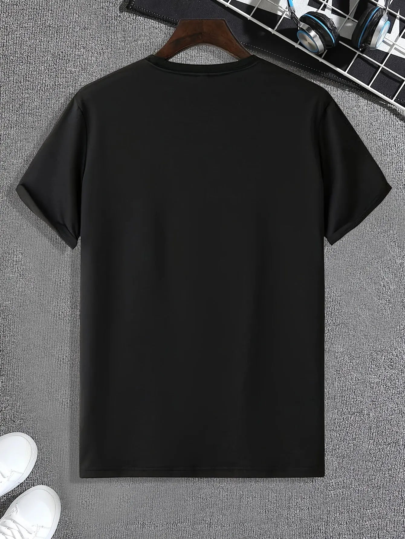 Wear This God Pattern Short Sleeved T-shirt, Comfortable And Elastic, Summer Fashionable And Casual Daily Clothing CJ