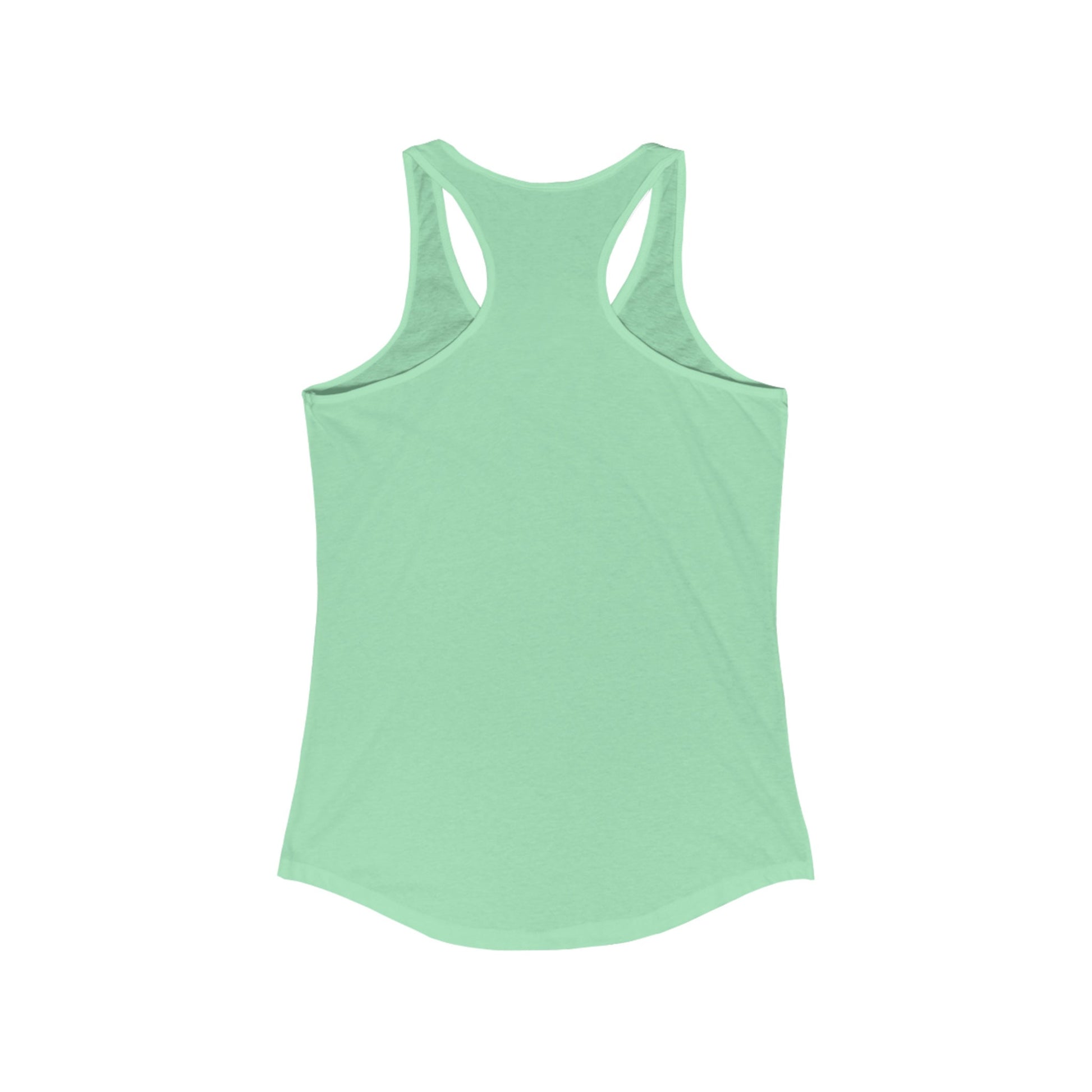 FULL TIME MOM -Women's Ideal Racerback Tank, hard working Mom single married no sleep devoted Mamma casual beach home simple wear gift