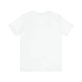 Pride White Tshirt, Unisex Pride peace love unity LGBTQ+ casual proud rainbow heart design shirt