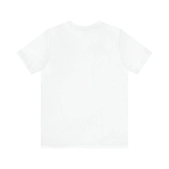 Pride White Tshirt, Unisex Pride peace love unity LGBTQ+ casual proud rainbow heart design shirt