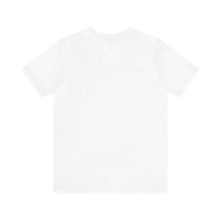 Pride White Tshirt, Unisex Pride peace love unity LGBTQ+ casual proud rainbow heart design shirt