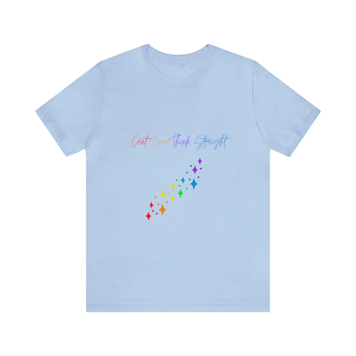 Pride T-shirt, Unisex rainbow color proud queer LGBTQ+ gay pride love life casual everyday festival clothing wear