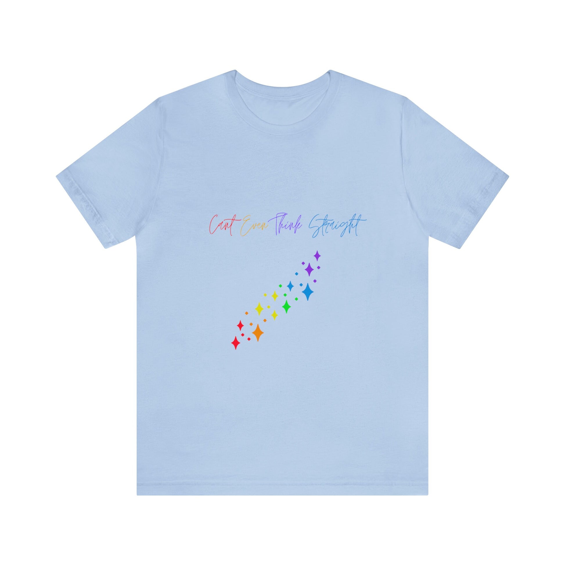 Pride T-shirt, Unisex rainbow color proud queer LGBTQ+ gay pride love life casual everyday festival clothing wear
