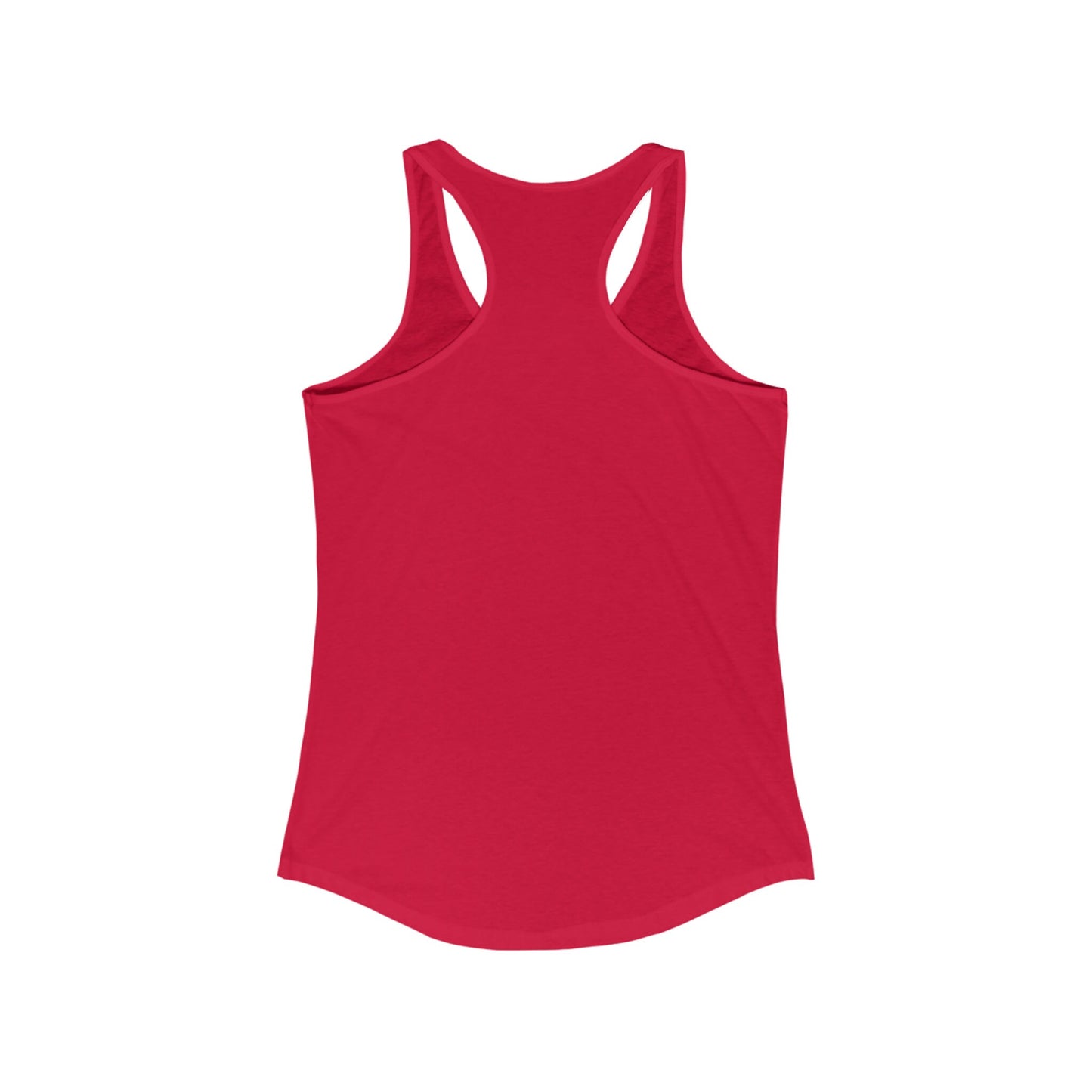FULL TIME MOM -Women's Ideal Racerback Tank, hard working Mom single married no sleep devoted Mamma casual beach home simple wear gift