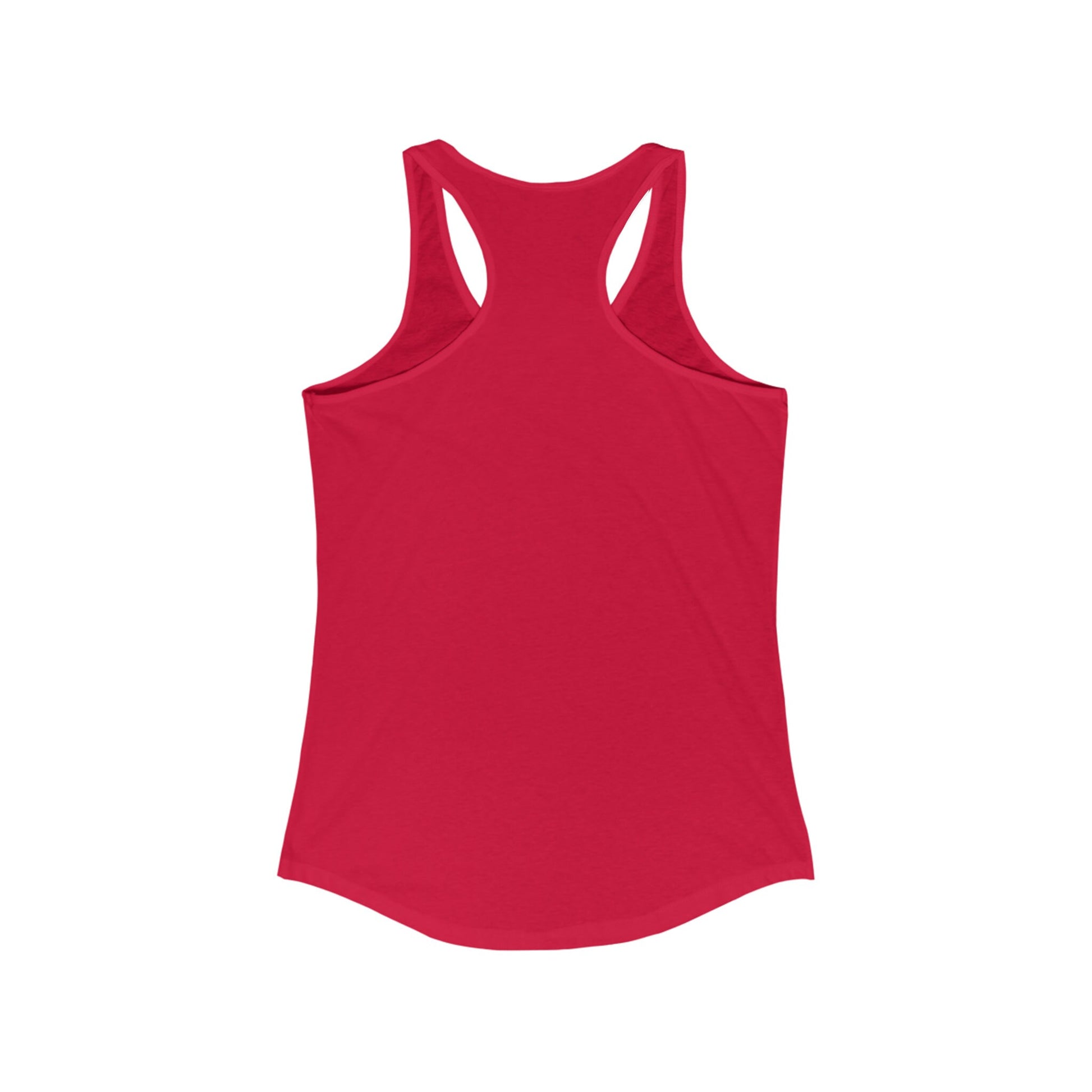 FULL TIME MOM -Women's Ideal Racerback Tank, hard working Mom single married no sleep devoted Mamma casual beach home simple wear gift