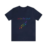 Pride T-shirt, Unisex rainbow color proud queer LGBTQ+ gay pride love life casual everyday festival clothing wear