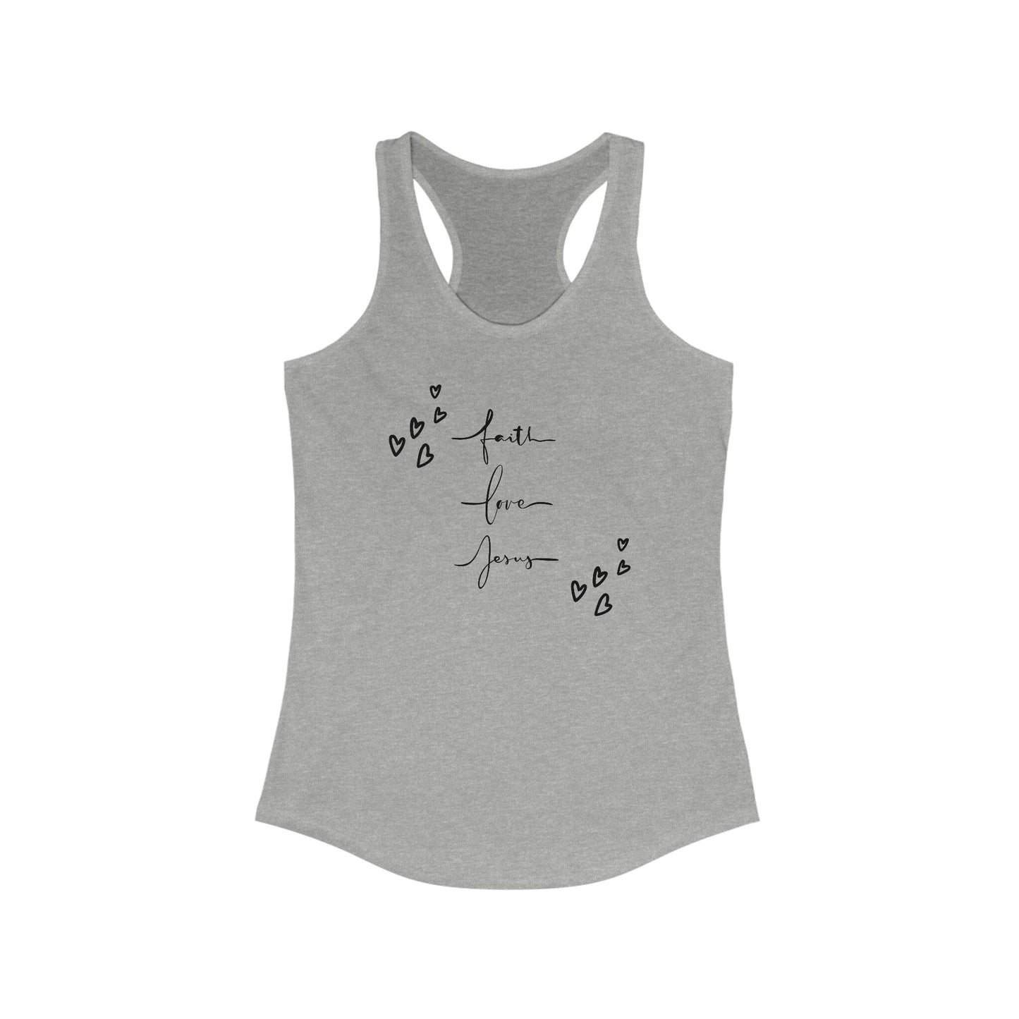 Women's Christian faith positive minimalist empowerment casual beach day everyday wear tank top