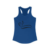 Christian Women Tank Top, Positive Women Christ Faith Love cross heart design casual jean shorts racerback Tee