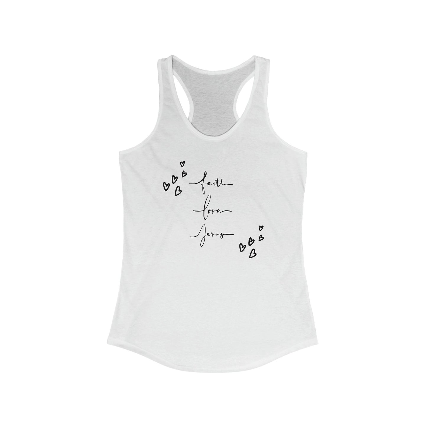 Women's Christian faith positive minimalist empowerment casual beach day everyday wear tank top
