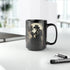 Black Mug, 15oz, Day of The Dead Mug, Dia de Los Muertos, Tasa de Cafe, Coffee cup, Tea Cup, Halloween Mug, Novelty Coffee Mug The Aurora Touch