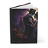 Hardcover Journal , Day of the dead halloween design vibrant color couple portrait novelty diary meditation writing keepsake notebook pad The Aurora Touch