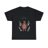 Best Papa Bear Heavy Cotton Tee, Father love casual adorable teddy bear cotton novelty work everyday meaningful Daddy day shirt