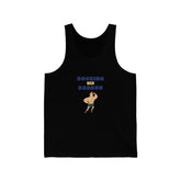 Rocking Dad Bod Jersey Tank, beach wear, male white tank, whie casual Tank, Men&