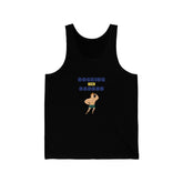 Rocking Dad Bod Jersey Tank, beach wear, male white tank, whie casual Tank, Men&